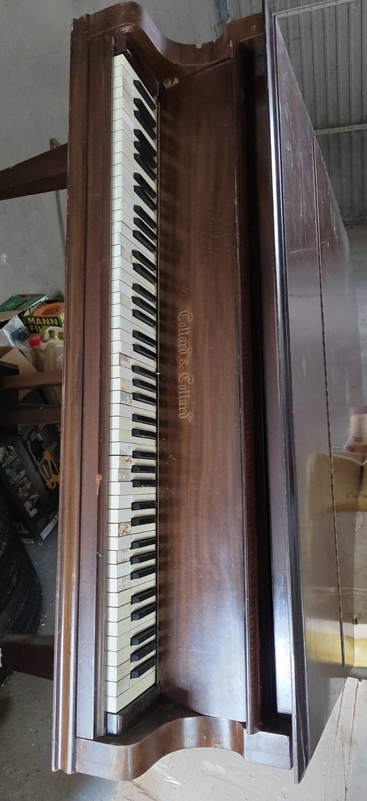 Collard & Collard piano baby vleugel piano, Ophalen of Verzenden, Gebruikt