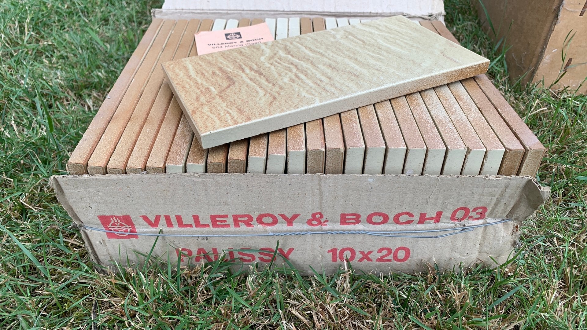 Oude tegeltjes Villeroy&boch, Doe-het-zelf en Verbouw, Tegels, Ophalen, Nieuw, Minder dan 20 cm, Minder dan 20 cm