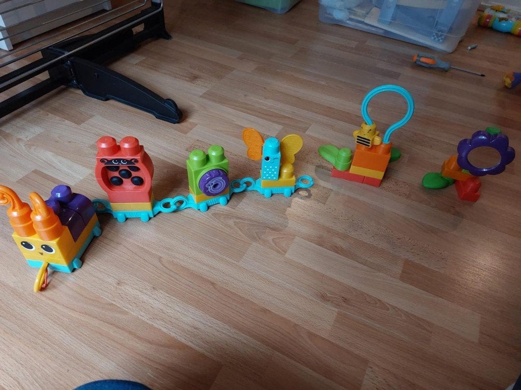 Megabloks beweeg en swing rups, Ophalen, Gebruikt, Megabloks