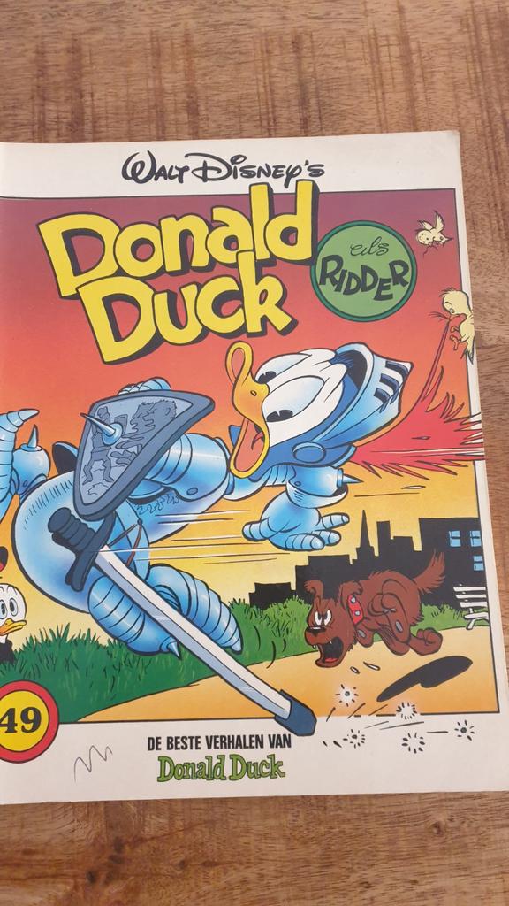 Donald Duck als Ridder  -  nr. 49, Hobby en Vrije tijd, Gezelschapsspellen | Kaartspellen, Ophalen of Verzenden