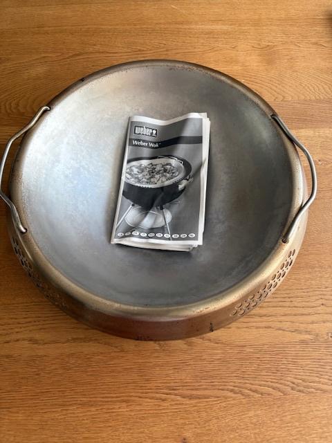 Weber wok 47 cm, Tuin en Terras, Barbecue-accessoires, Ophalen, Zo goed als nieuw, Weber