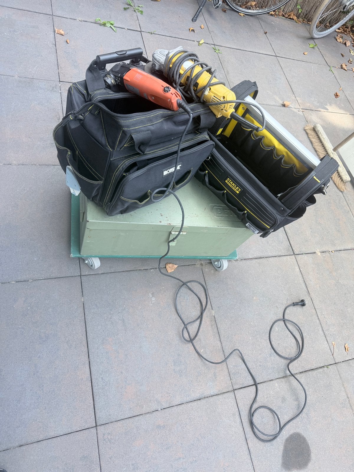 Gereedschapstassen en een fein multitool dewalt slijpmachine, Ophalen of Verzenden, Zo goed als nieuw