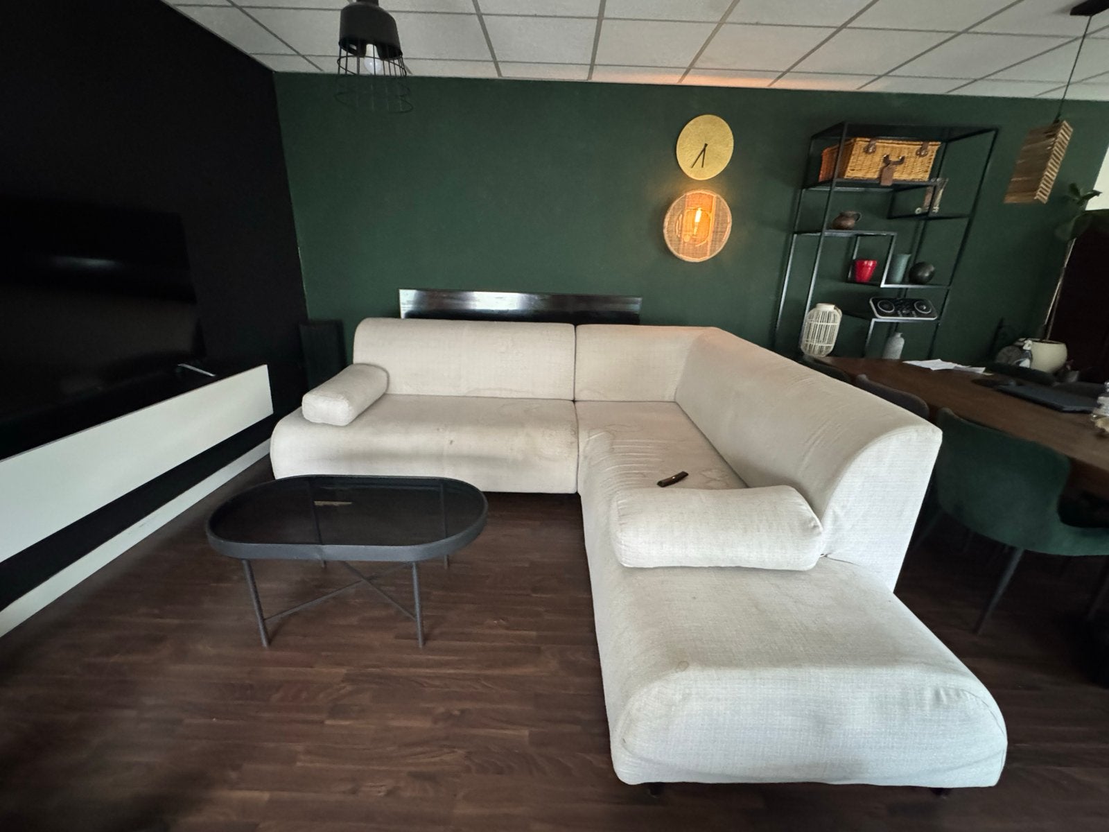 Comfortabele hoekbank in goede staat - 2.60 x 2.40m