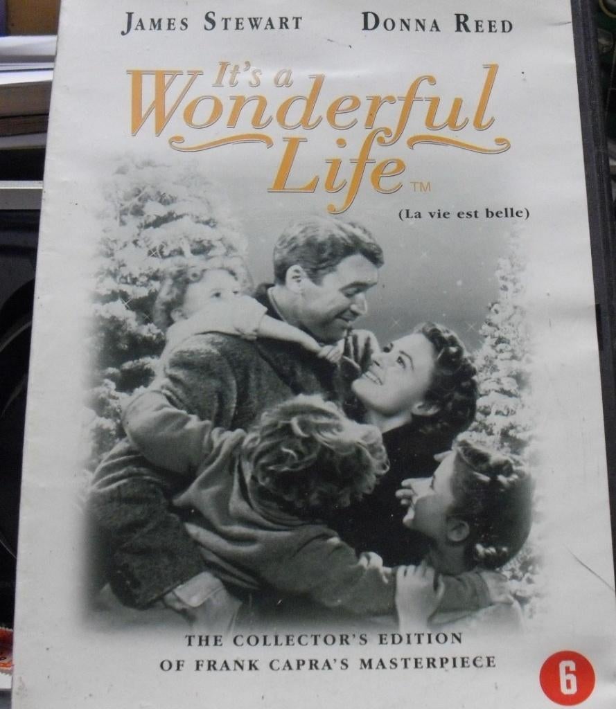 It's a wonderful life DVD film uit 1946 met James Stewart..., Vanaf 12 jaar, Ophalen of Verzenden, Zo goed als nieuw
