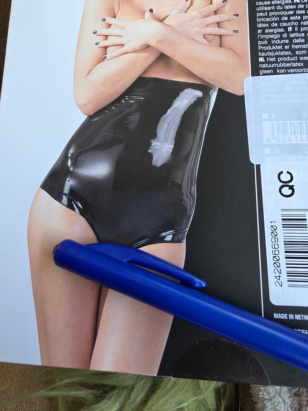 latex hoge slip xl nieuw, Ophalen of Verzenden, Zwart, Slip