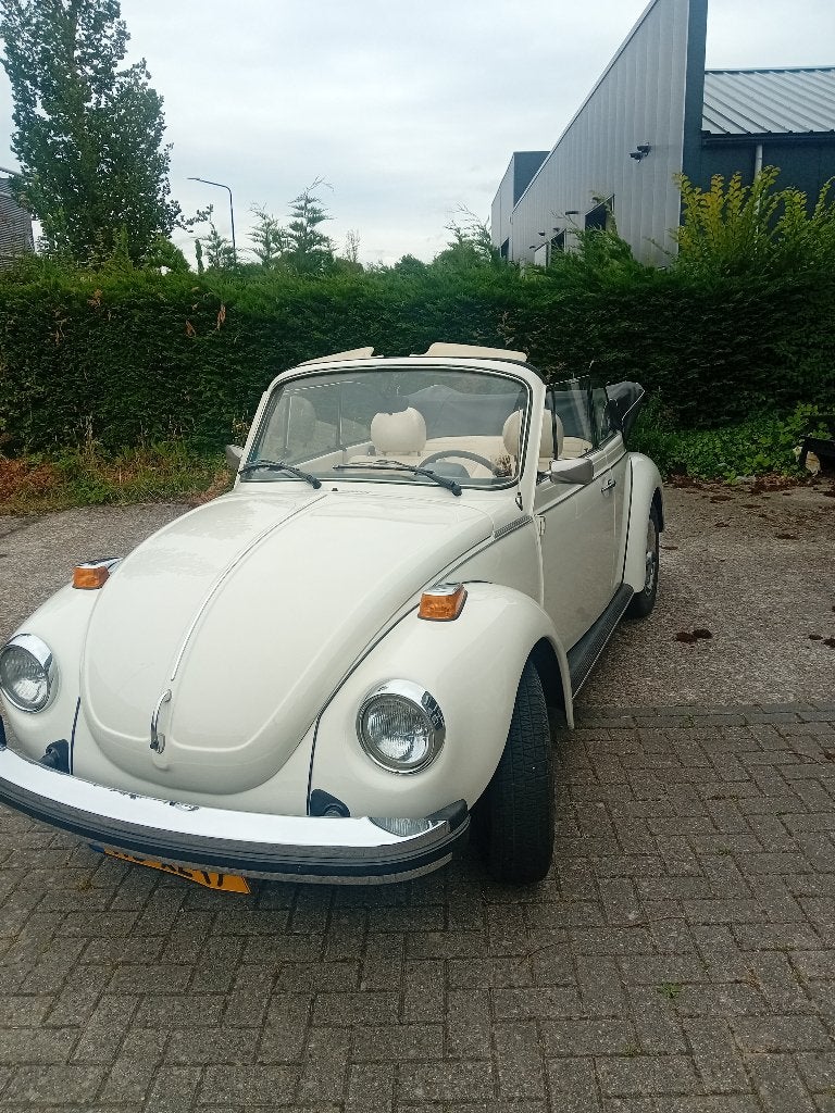 Volkswagen Cabrio 1979 Wit, Auto's, Volkswagen, Achterwielaandrijving, Beetle (Kever), 4 cilinders, Cabriolet