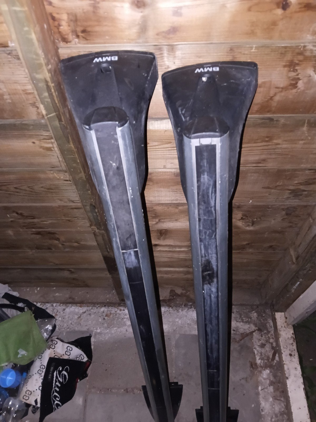BMW dakdragers - Gebruikt + bmw velgen set 4 17 inch, Auto diversen, Ophalen of Verzenden, Gebruikt