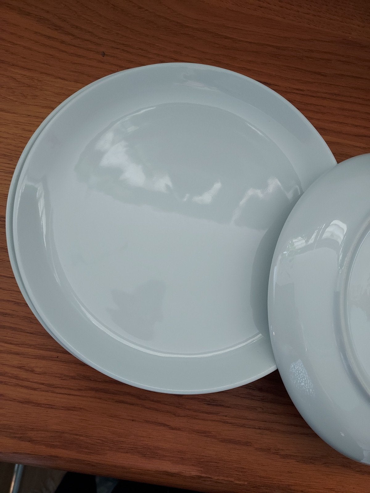 5 witte vivo ontbijtborden 20.5 cm, Huis en Inrichting, Keuken | Servies, Ophalen of Verzenden, Zo goed als nieuw, Bord(en), Modern