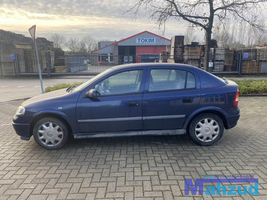 Opel Astra G BLAUW Z282 Linker LA achter deur portier, Gebruikt, Deur, Opel Automobile GmbH, Ophalen of Verzenden