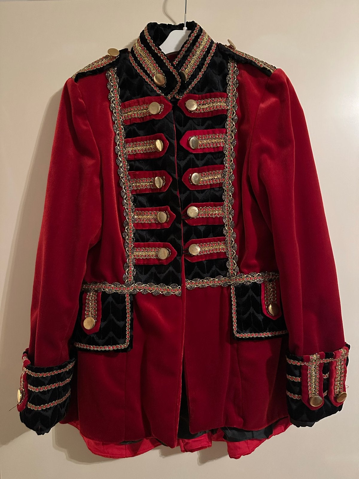 Prachtige fluwelen dames carnavalsjas, Maat 38/40 (M), Carnaval, Nieuw, Ophalen of Verzenden
