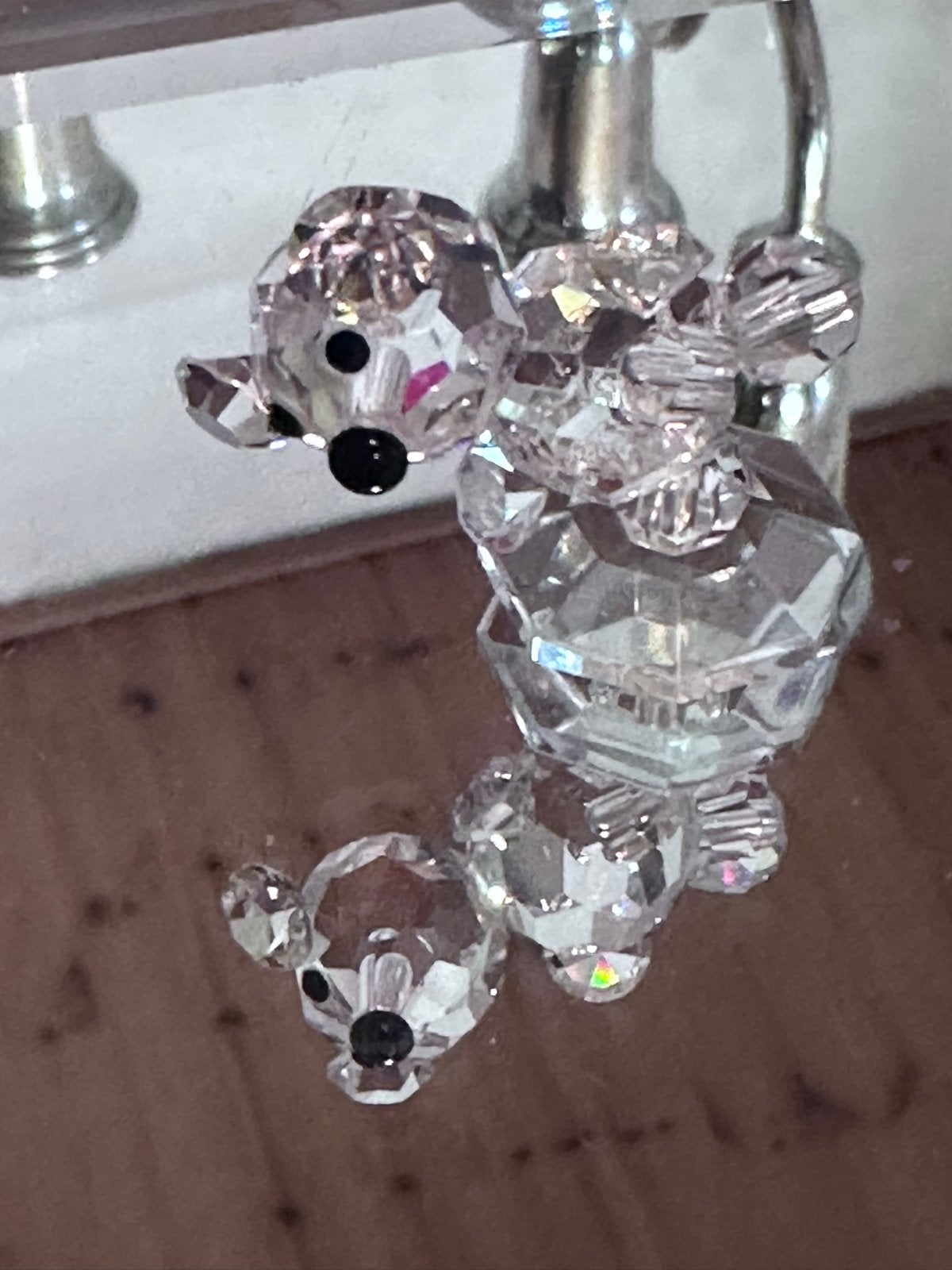 Swarovski Dansend Beertje - Kristallen Figuurtje, Ophalen of Verzenden, Zo goed als nieuw, Figuurtje