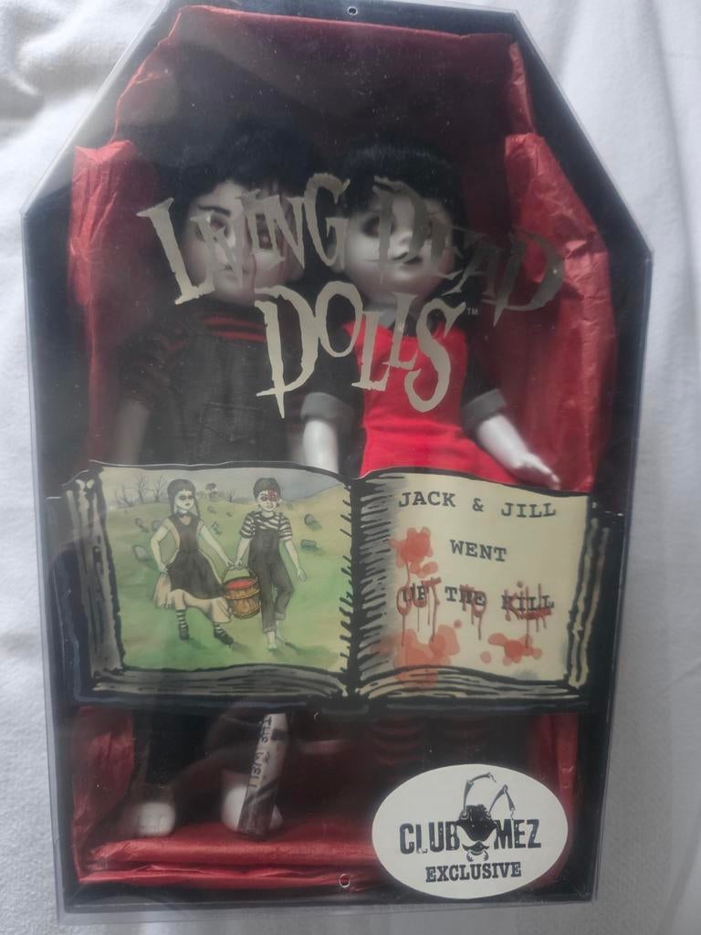 Living dead dolls Jack&Jill, Ophalen of Verzenden, Zo goed als nieuw, Pop