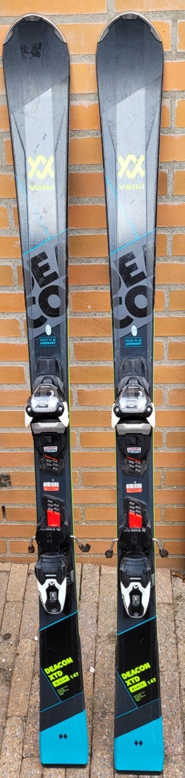 Völkl Deacon XTD Black 147 ski's met Marker FDT 10 bindingen, Ophalen