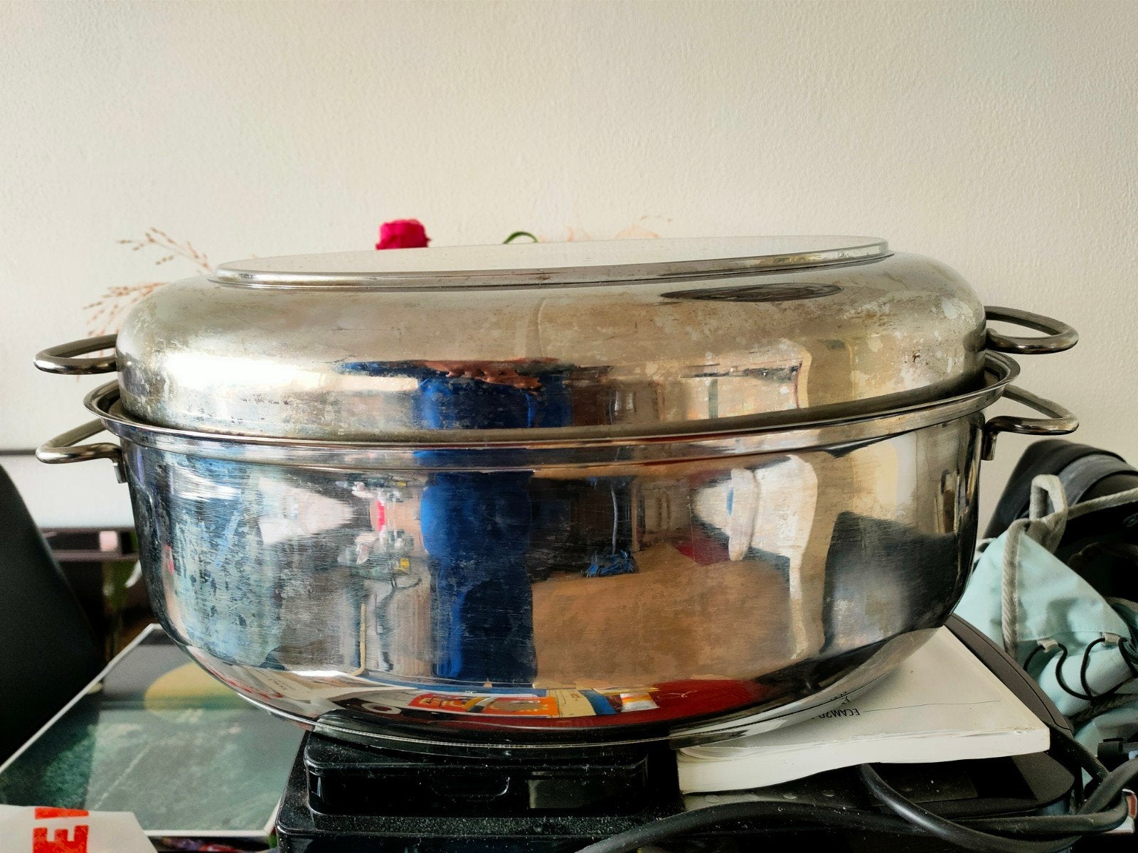 Berghoff RVS Braadpan met Deksel/Braadslede, Ophalen of Verzenden