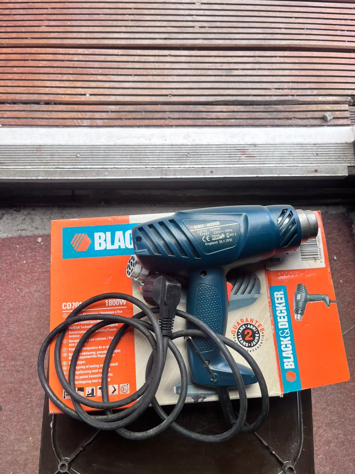 Black en Decker verfstripper, Ophalen of Verzenden, Zo goed als nieuw