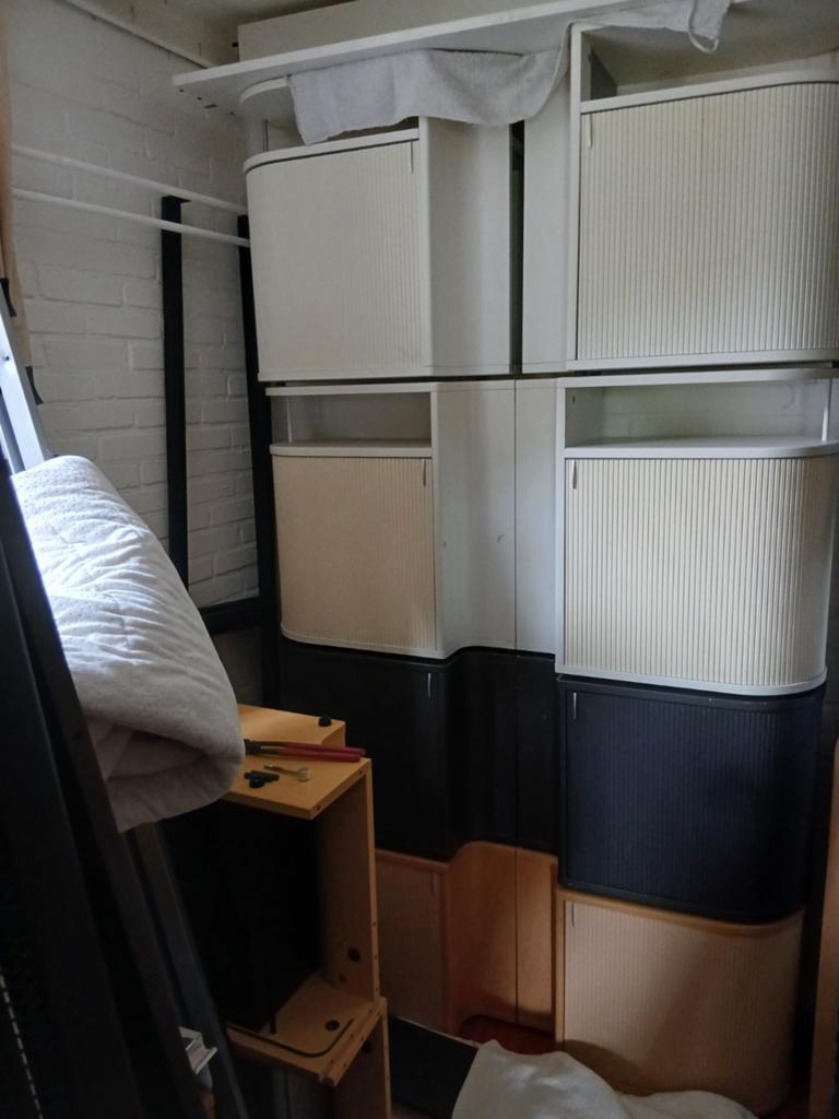 Auping nachtkastjes / achterwand, Ophalen of Verzenden, 25 tot 50 cm, Minder dan 100 cm