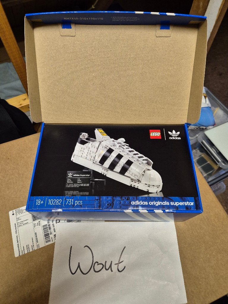 Lego 10282 ‘Adidas Originals Superstar’ (NIEUW!), Ophalen of Verzenden, Nieuw, Compleet, Lego