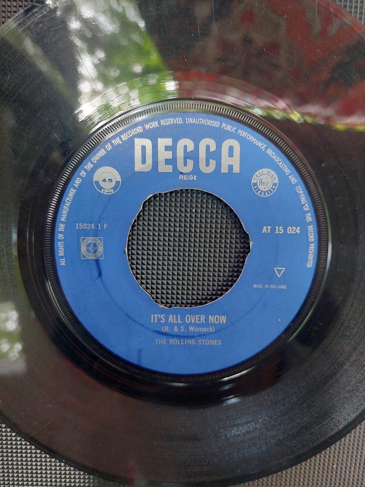 The Rolling Stones - It's All Over Now, Gebruikt, Originele persing, 7 inch, Ophalen of Verzenden