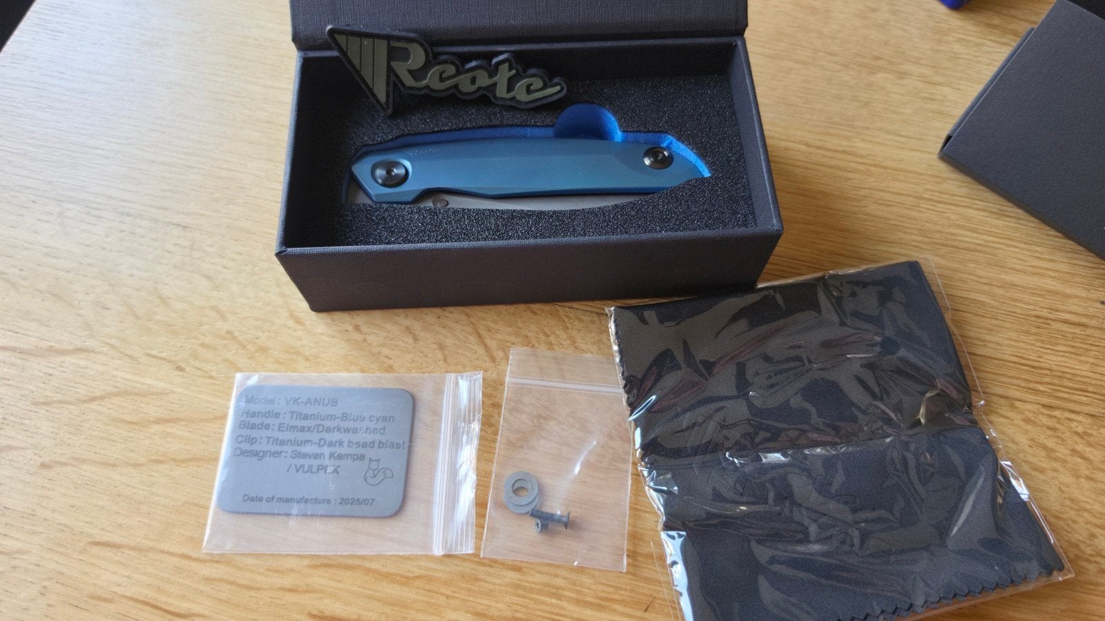 Reate VK-Anub Blue cyan, ElmaxBeschrijving
De Reate VK-ANUB, Ophalen of Verzenden, Gebruikt