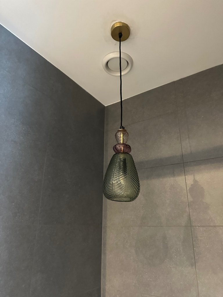 hanglamp Sissy Boy glas groen, Ophalen of Verzenden, Zo goed als nieuw, Glas, Minder dan 50 cm