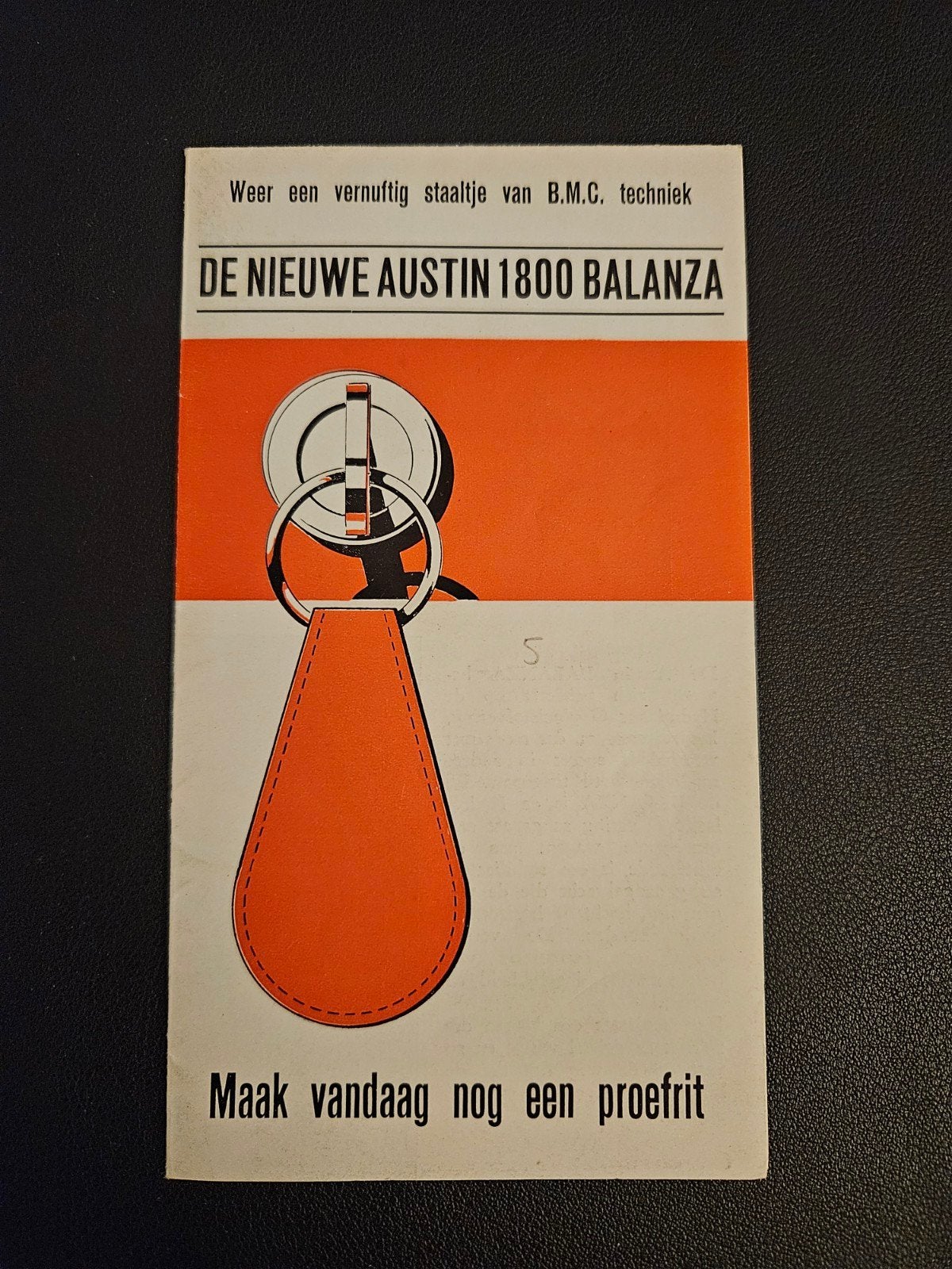 Brochure Austin 1800 Balanza, Ophalen of Verzenden, Zo goed als nieuw, Overige merken