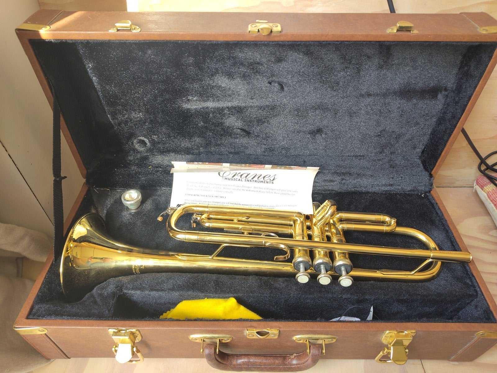 Cranes Elite Series Bb trompet met koffer - Zo goed als nieu, Muziek en Instrumenten, Ophalen of Verzenden, Zo goed als nieuw