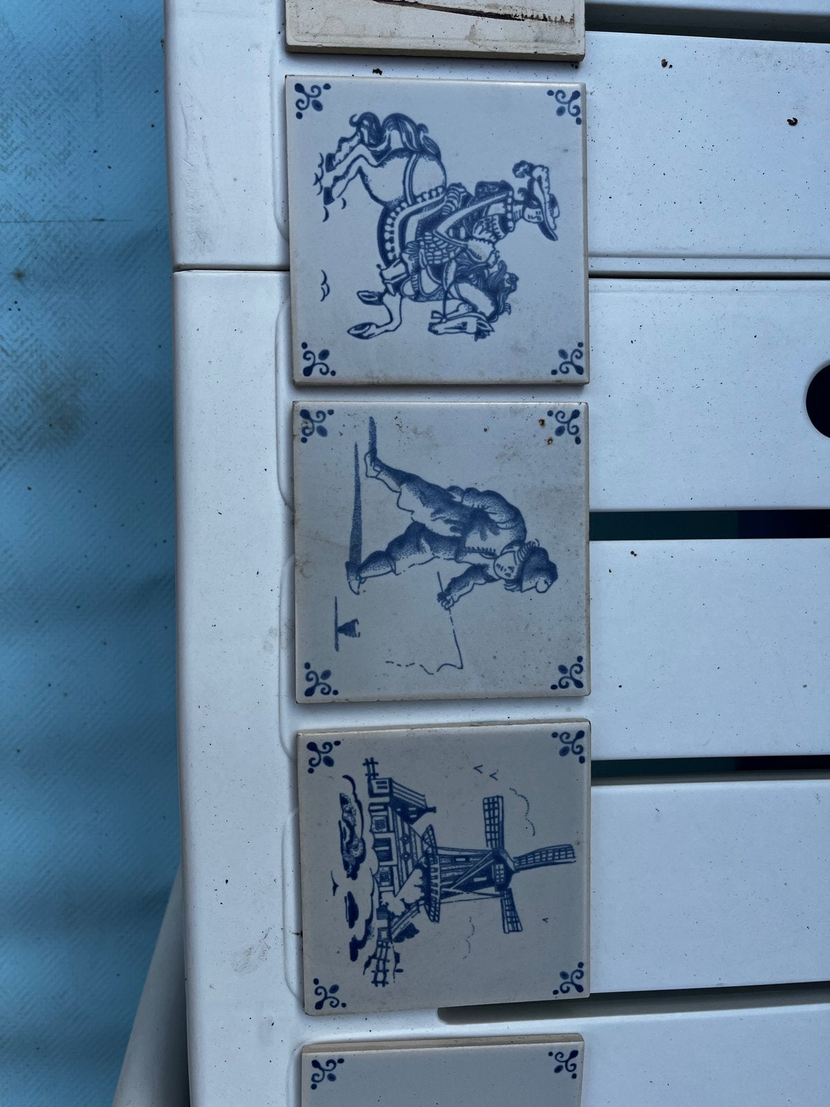 Kavel van ca. 100 nostalgische Hollandse tegeltjes, Ophalen of Verzenden