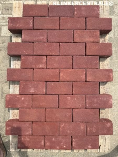 15m2 rood bordeaux paviona gebakken klinkers keiform 10-duim, Tuin en Terras, Tegels en Klinkers, Info.nl@wienerberger.com, Verzenden