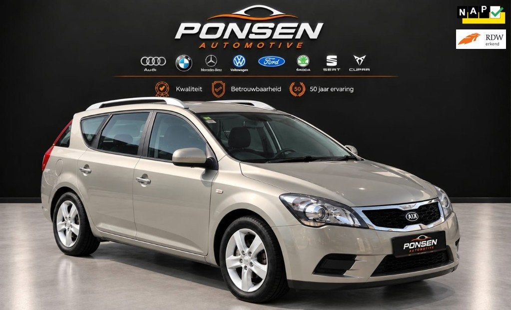 Kia Cee'd Sporty Wagon 1.4 CVVT comfort pack 1e eigenaar, Auto's, Voorwielaandrijving, Gebruikt, 4 cilinders, 1396 cc