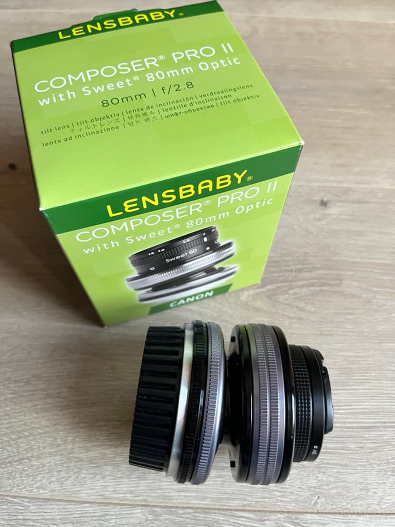 Canon Lensbaby Composer Pro II met EF Sweet 80, Audio, Tv en Foto, Fotografie | Lenzen en Objectieven, Ophalen of Verzenden, Zo goed als nieuw