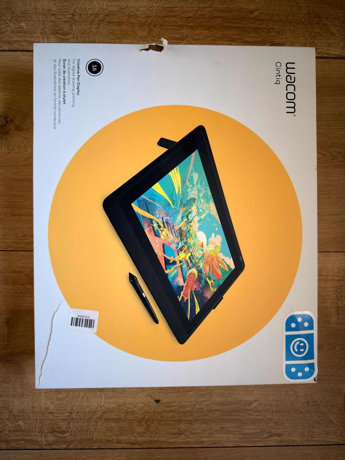 Wacom Cintiq 16 Creatief Pen Display - Zo goed als nieuw, Computers en Software, Ophalen of Verzenden, Zo goed als nieuw, Bedraad