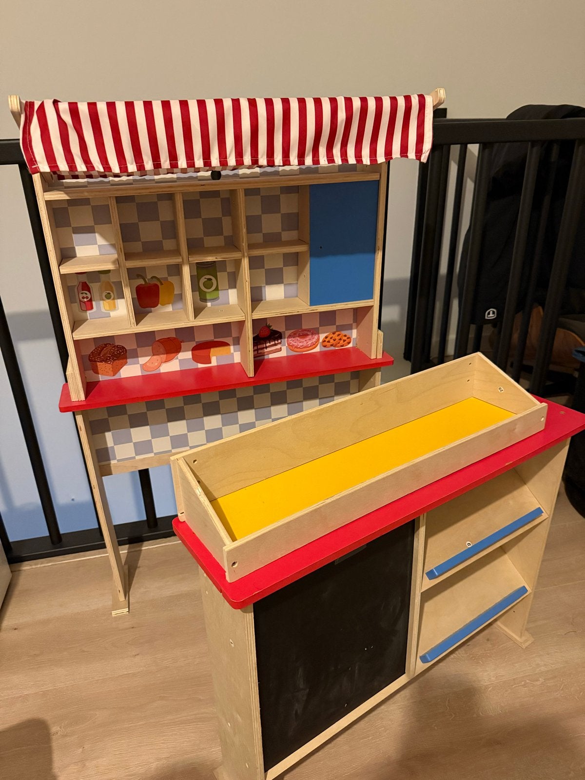 Houten Speelgoed Winkel / Marktkraam voor Kinderen, Ophalen, Gebruikt, Jongen of Meisje