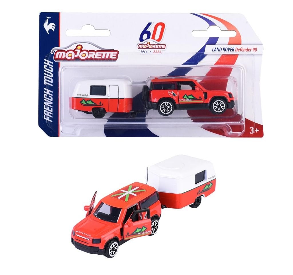 Majorette: French Touch: Land Rover Defender 90 1:64, ., Nieuw, Ophalen of Verzenden, .