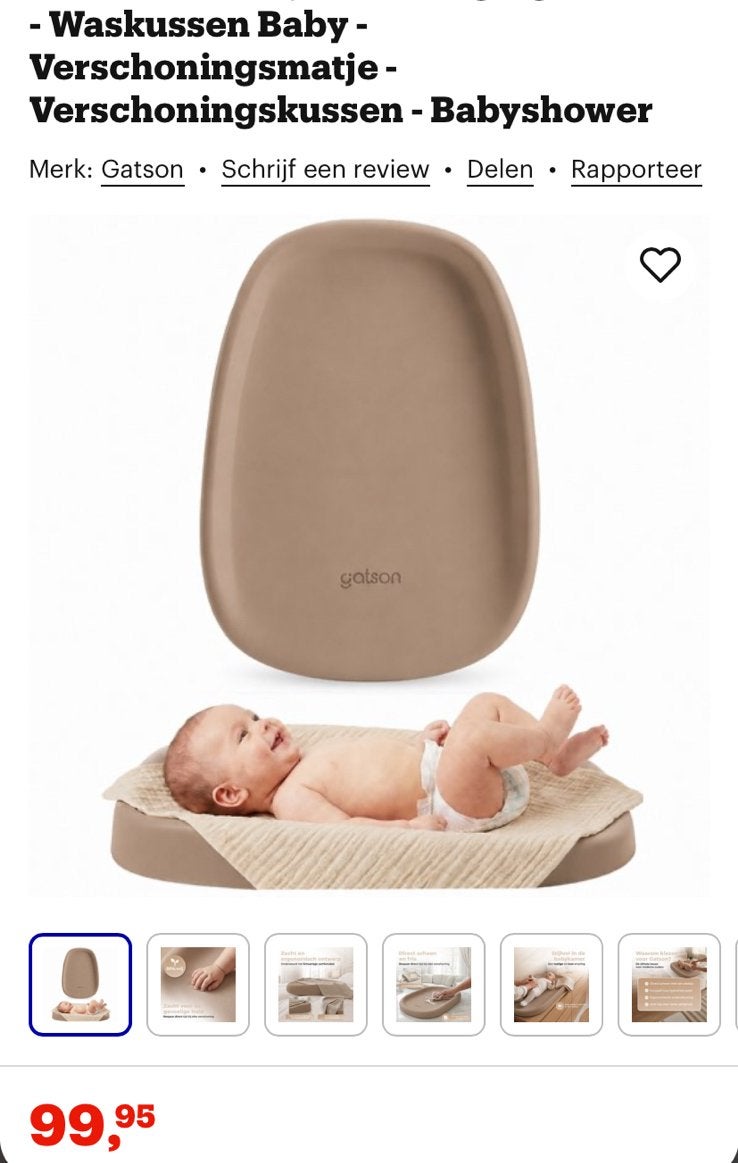 Gatson Aankleedkussen verschoon Kussen matje waskussen baby, Ophalen, Nieuw, Aankleedkussen, Standaard