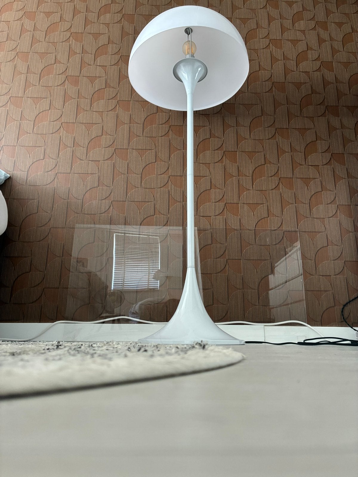 Mushroomlamp met Acryl Kap en Stevige Basis, Ophalen, Gebruikt, Kunststof, 100 tot 150 cm
