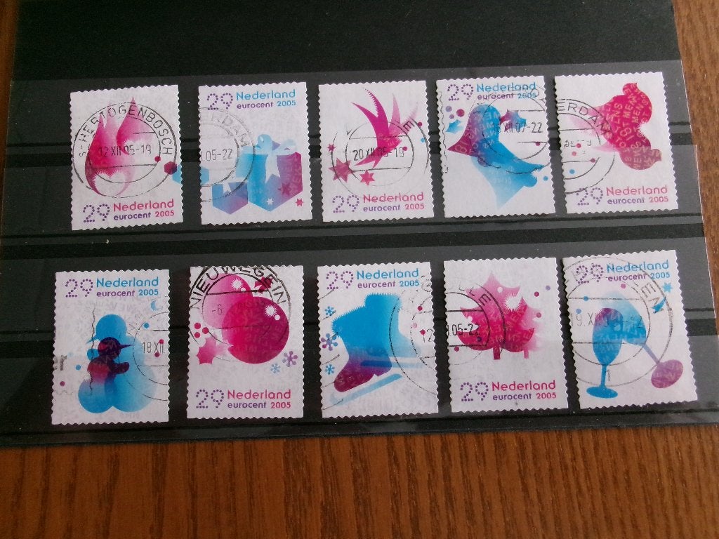 2005 - decemberzegels (324h), Ophalen of Verzenden, Gestempeld