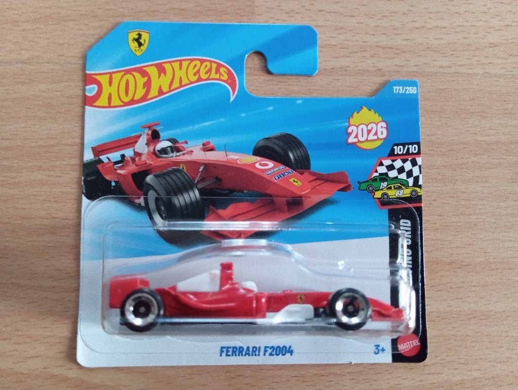 Nieuw Hot Wheels Ferrari F2004, Ophalen of Verzenden, Nieuw, Auto
