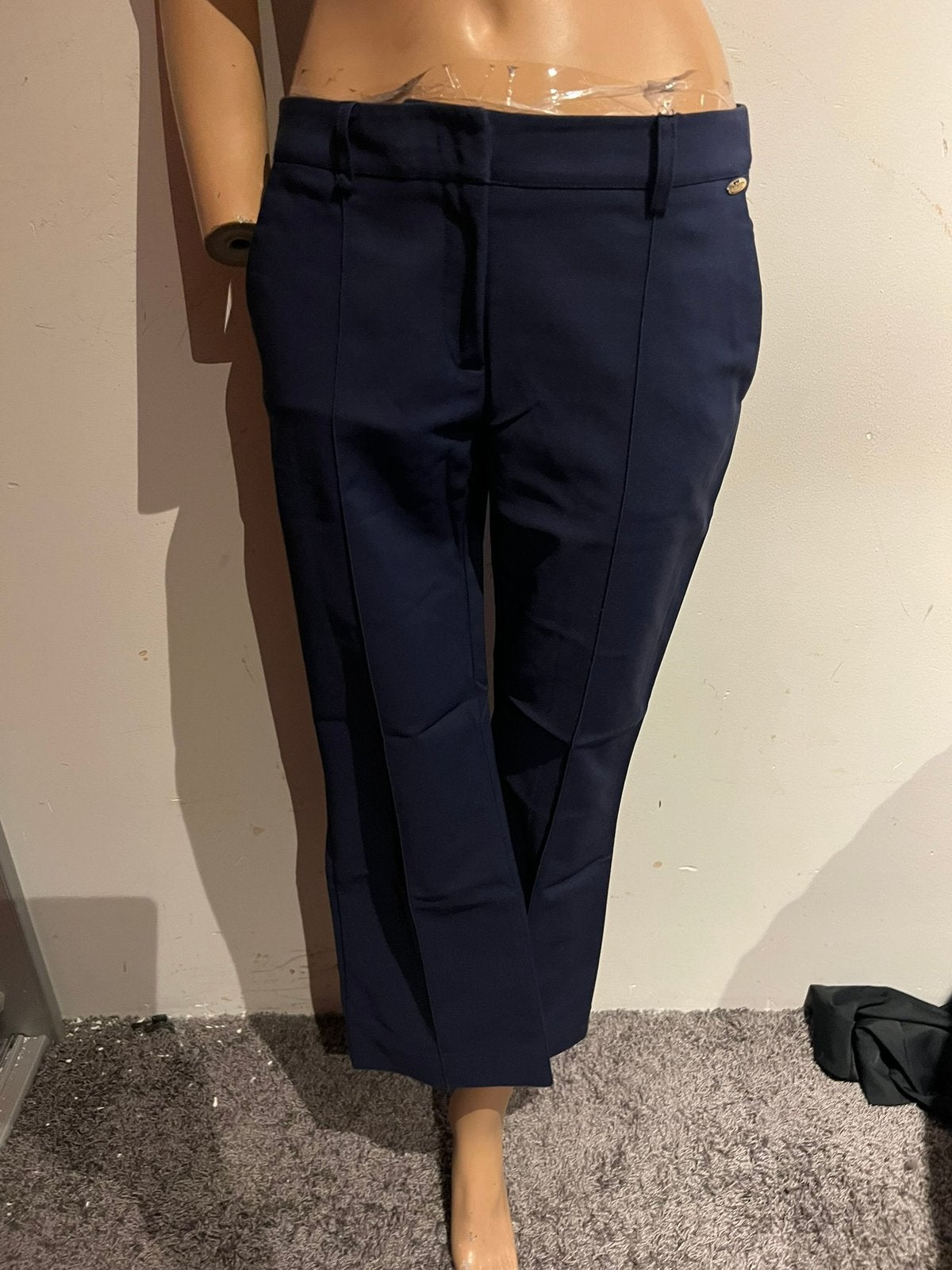 NENETTE broek met steekzakken, hoogwater model, maat S/IT 42, NENETTE, Blauw, R, Ophalen of Verzenden