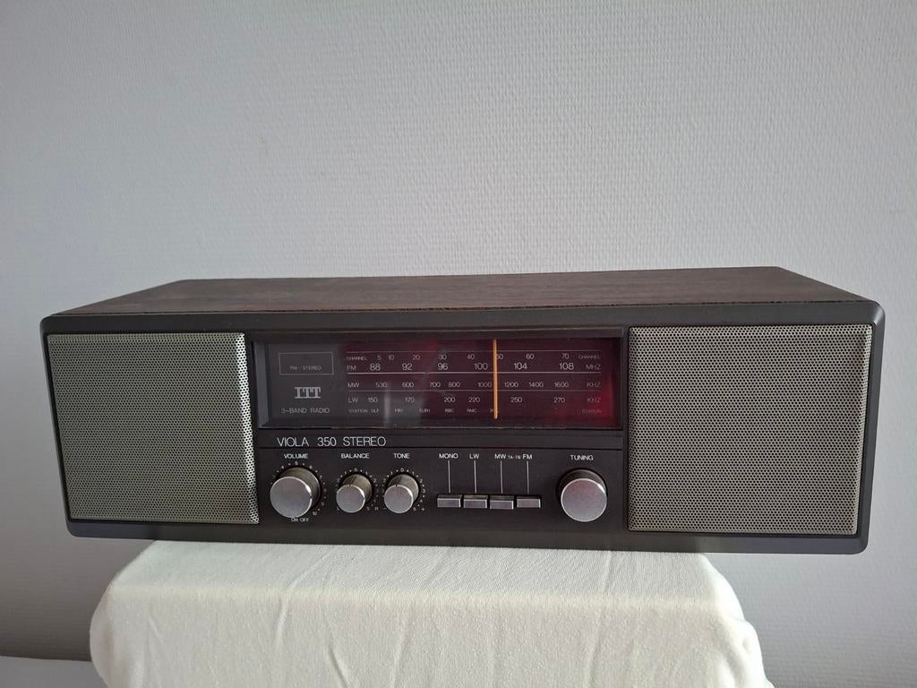 ITT Viola 350 Stereo Radio - Vintage Design, Ophalen of Verzenden, Gebruikt, Radio