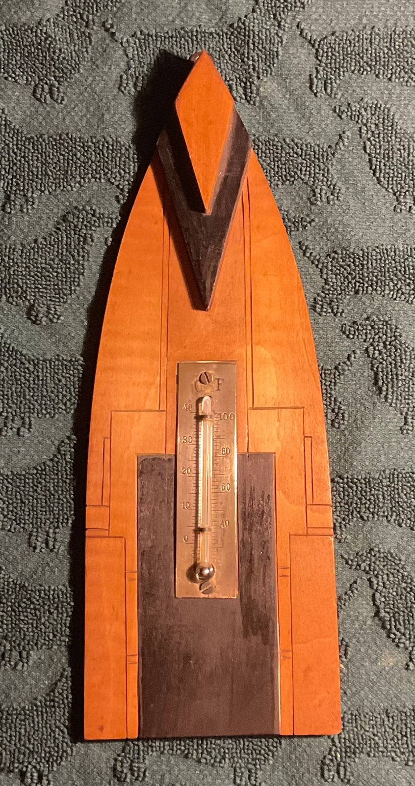 Amsterdamse school temperatuur kwik meter, Ophalen of Verzenden