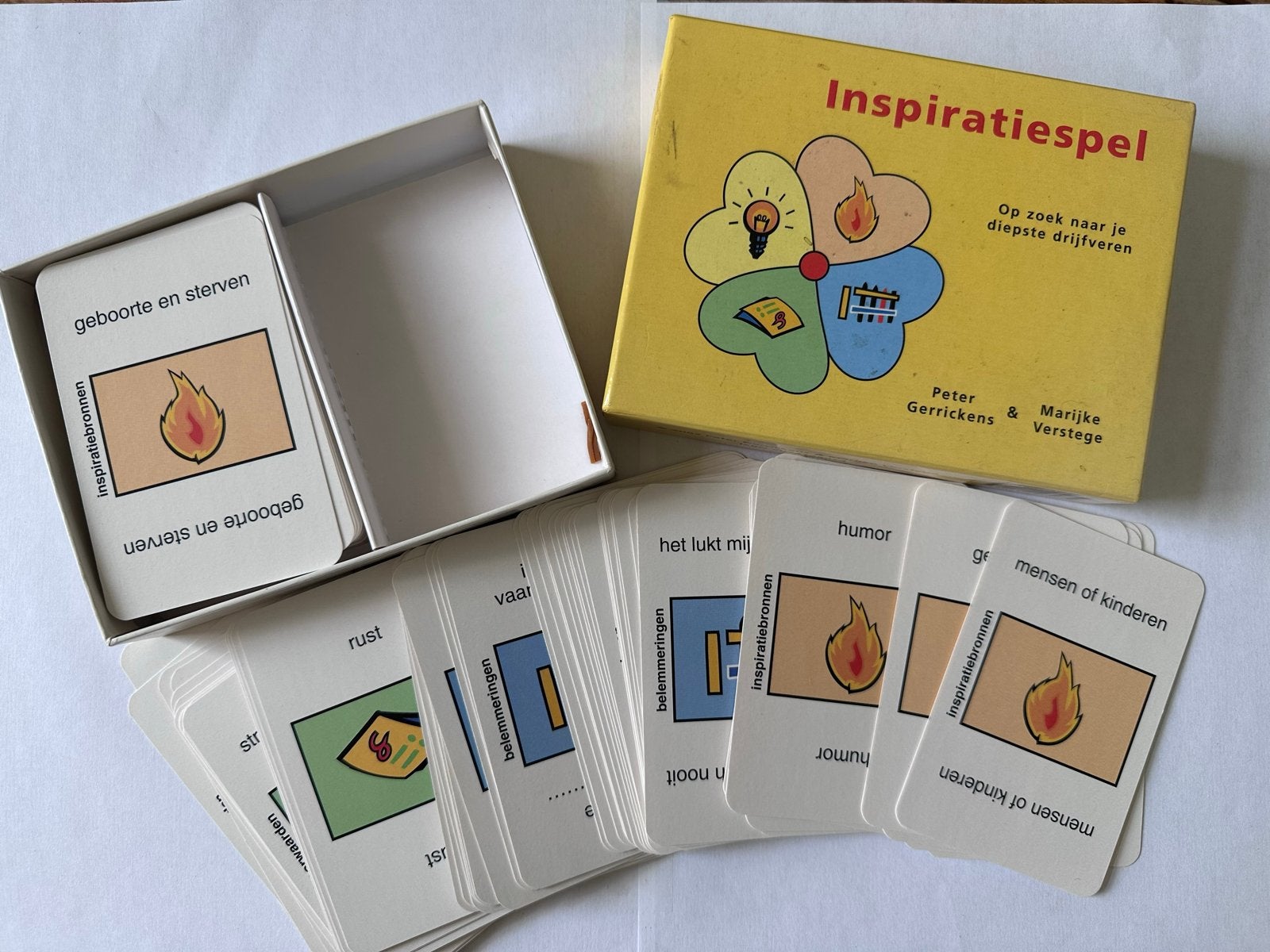 Inspiratiespel: Ontdek je diepste drijfveren - Coachingsinst, Een of twee spelers, Ophalen of Verzenden, Gebruikt