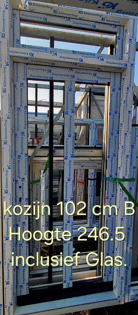 Kunststofkozijnen kozijnen Kunststof kozijn, Doe-het-zelf en Verbouw, Ophalen, Kunststof, Nieuw, Inclusief glas