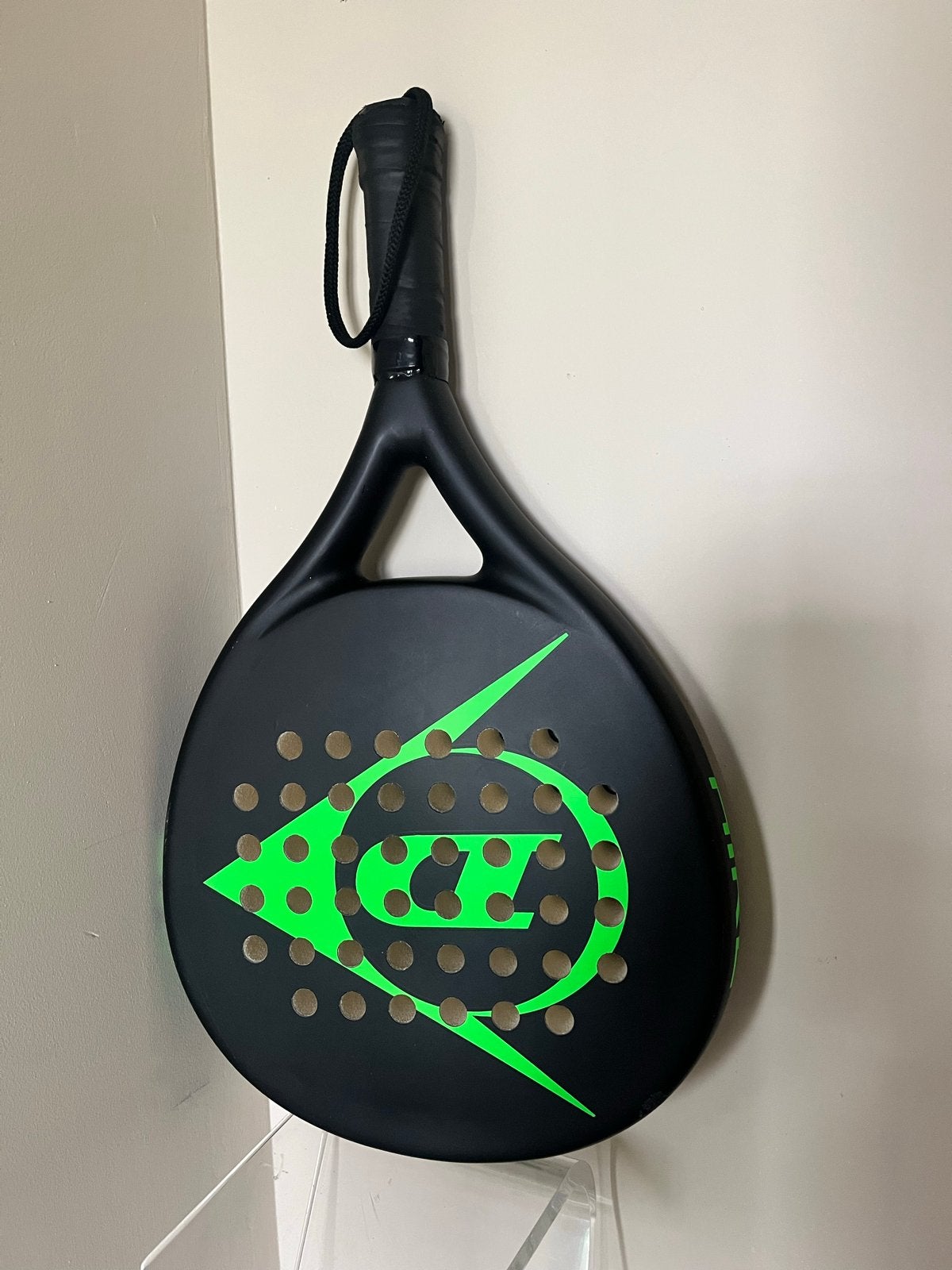 Dunlop Padelracket - Zwart/Groen, Ophalen of Verzenden, Gebruikt, Padelracket