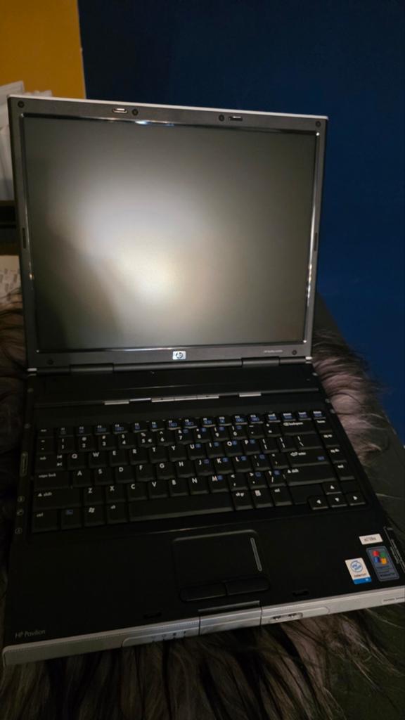 HP Pavilion laptop met Windows XP, Gebruikt, HDD, Minder dan 4 GB, 15 inch
