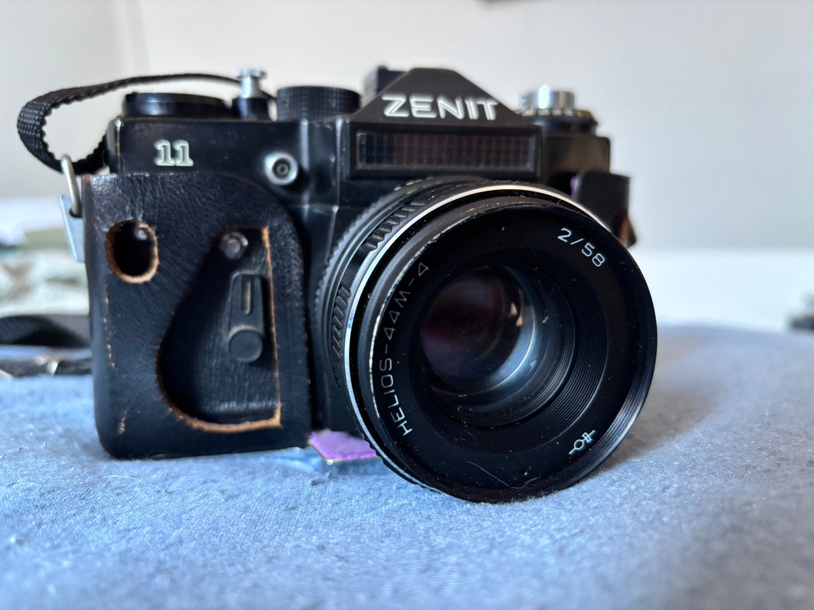 Zenit 11 met Helios-44M-4 58mm f/2, Ophalen, Zo goed als nieuw, Spiegelreflex, Overige Merken