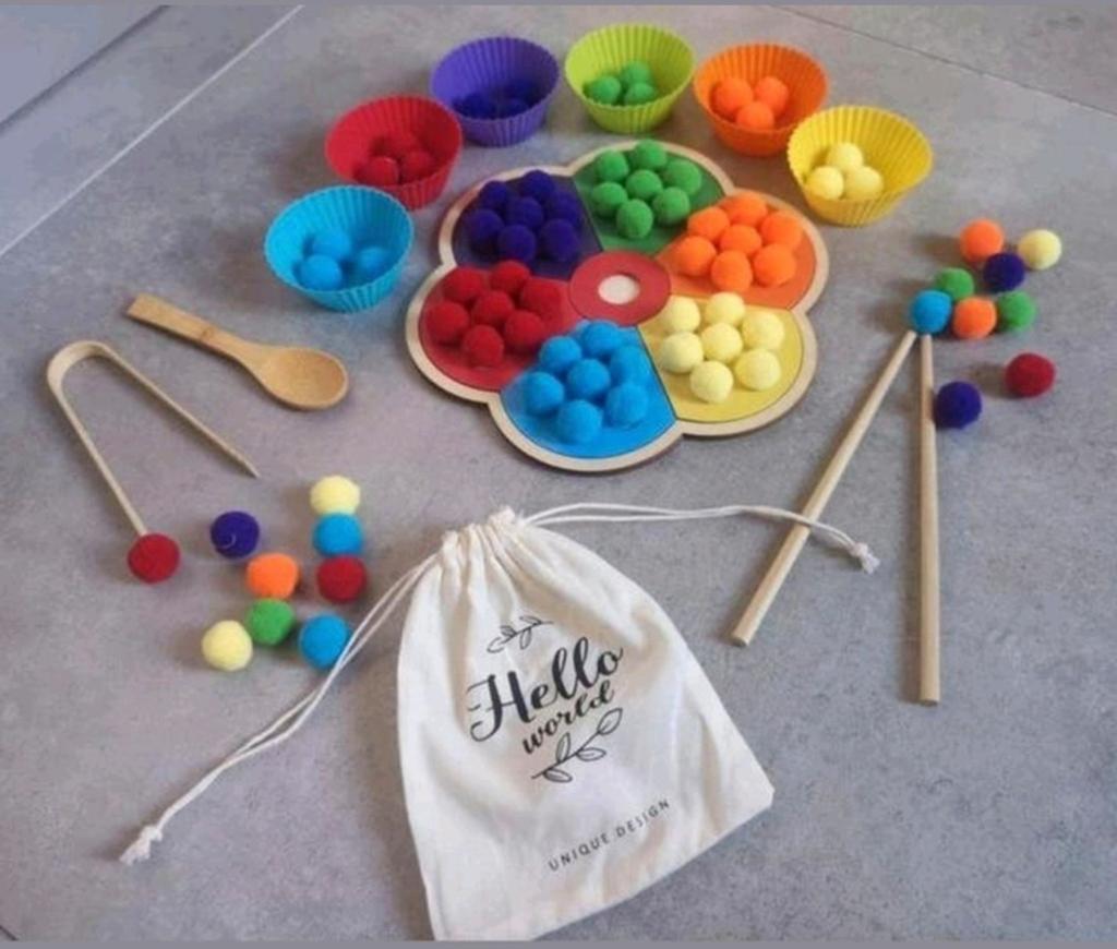 Unique Design houten sensory speelset- nieuw, Kinderen en Baby's, Speelgoed | Educatief en Creatief, Ophalen of Verzenden, Nieuw