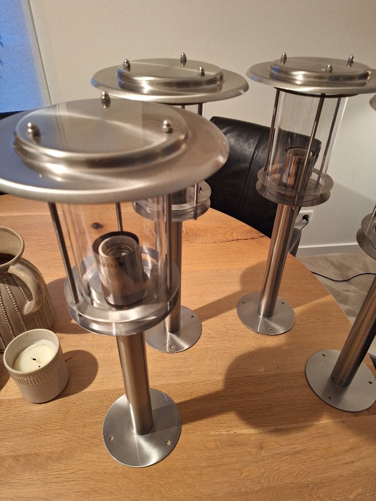 Buiten/tuin lampen, Ophalen, Staande lamp, Aluminium, 50 tot 250 watt
