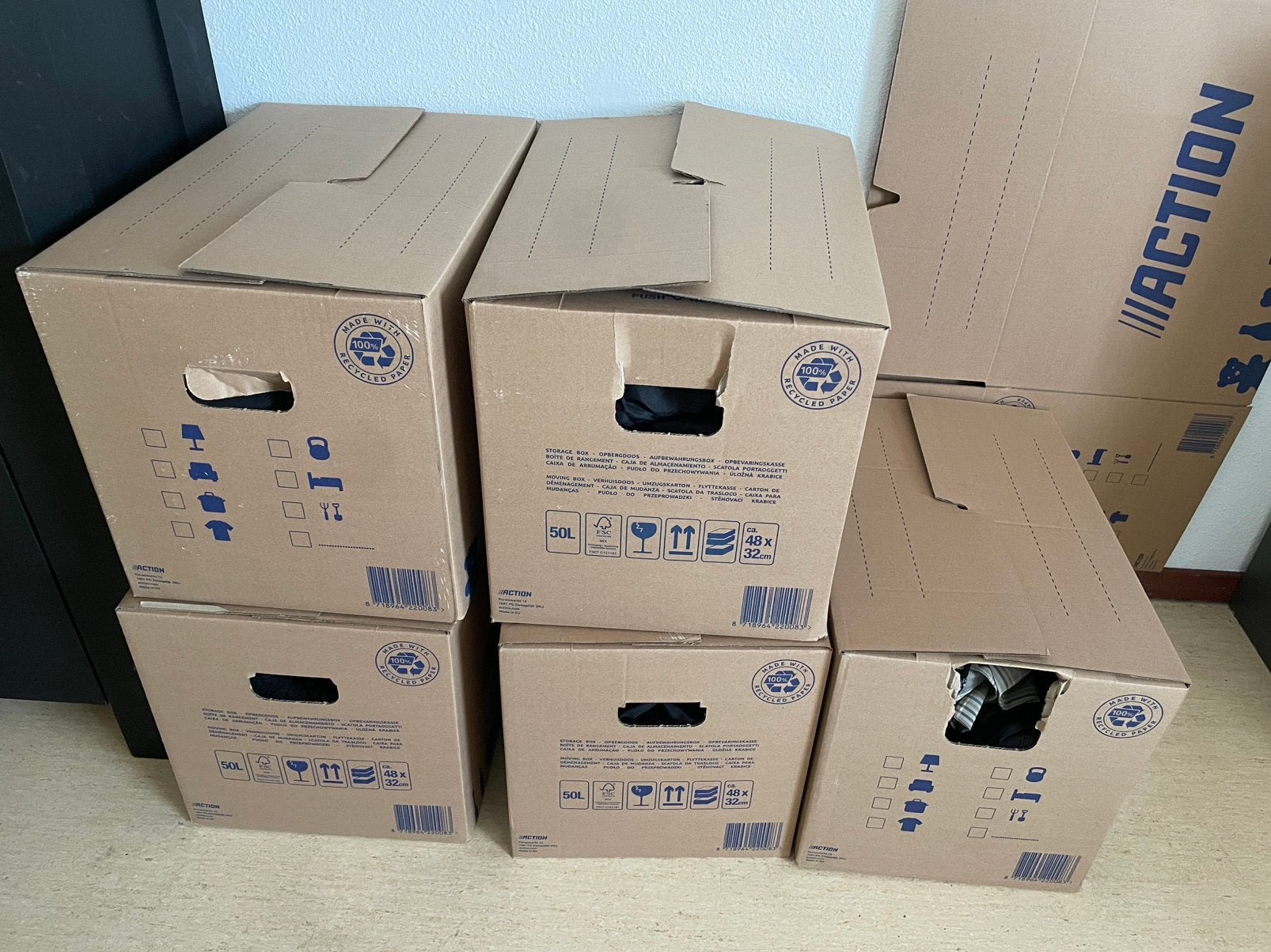 Maat 2XL /3XL, Doe-het-zelf en Verbouw, Kratten en Dozen, Ophalen, Doos, Minder dan 35 cm, Minder dan 50 cm