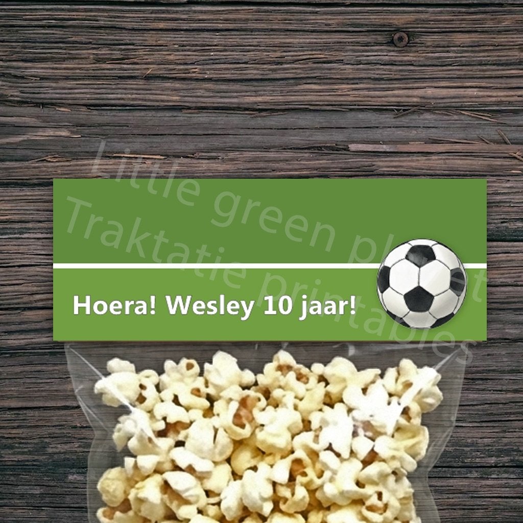 Voetbal traktatie labels – Printable, Kinderen en Baby's, Verzenden, Nieuw