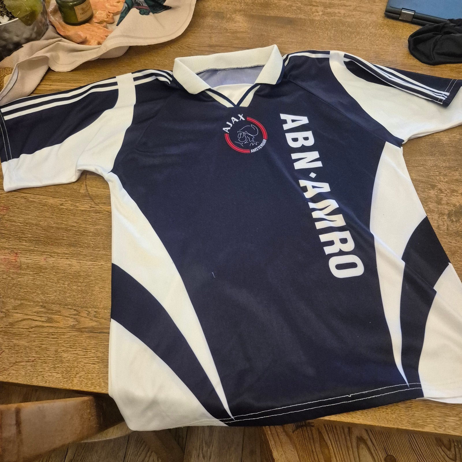 Ajax Thuisshirt Sneijder Maat M, Kleding | Heren, T-shirts, Gedragen, Maat 48/50 (M), Blauw, Ophalen of Verzenden